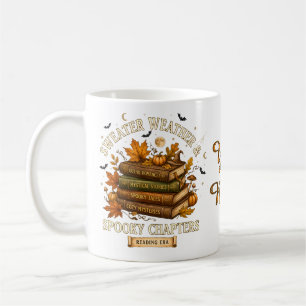 Mug Livres Chapitres Sombres Météo Pull Halloween 