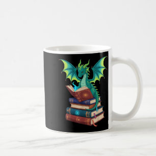 Mug Livres de lecture de dragon amateurs de fantasy cr