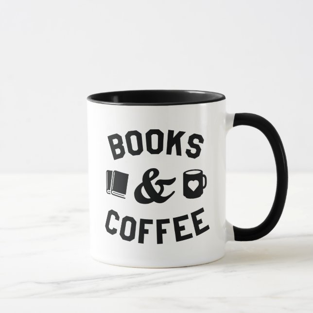 Mug Livres Et Café (Droite)