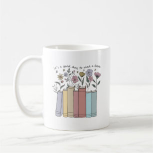 Mug Livres Floraux Esthétiques C'est Une Bonne Journée
