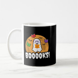 Mug Livres Ghost T Shirt Boo Lire Livres Bibliothèque
