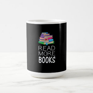 Mug Livres - Lire plus de livres