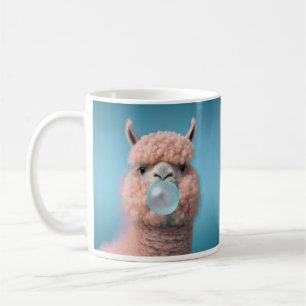 Mug Llama Bubblegum Funny