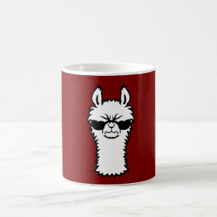 Mug Llama Colères Lunettes de soleil Cool Attitude Ani