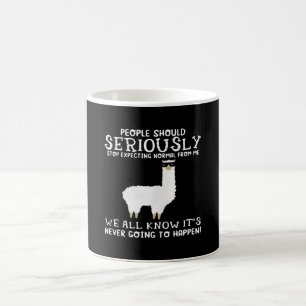 Mug Llama Gift Les gens devraient sérieusement