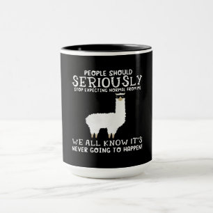 Mug Llama Gift  Les gens devraient sérieusement