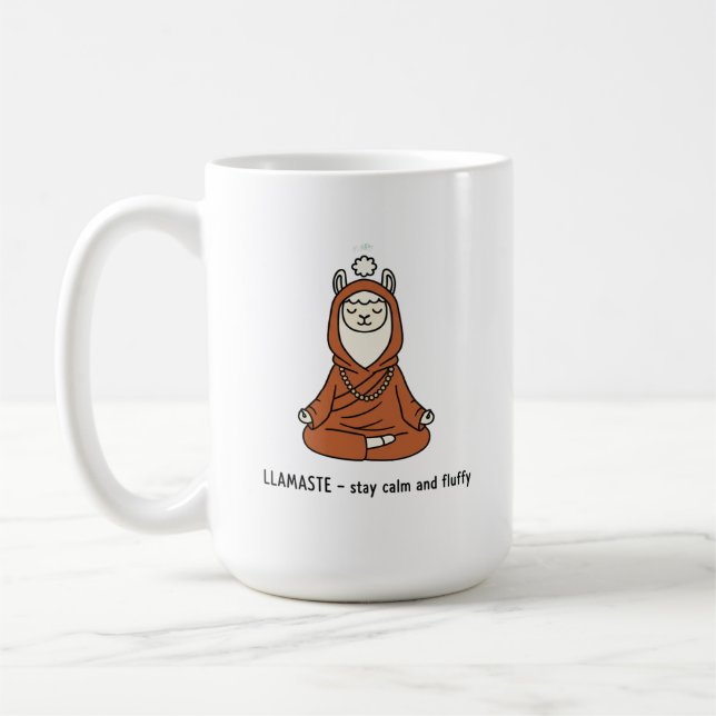 Mug "Llamaste - stay calm and fluffy" (Gauche)