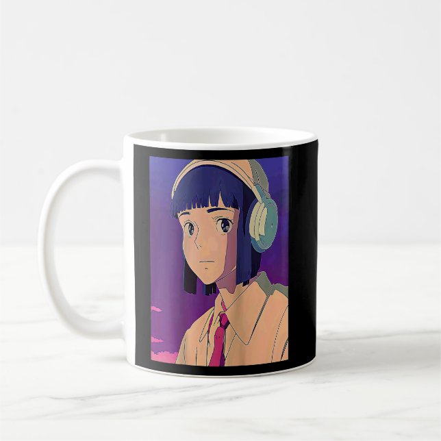 Mug Lo fi hip hop chillhop chill chill bat lofi esthét (Gauche)