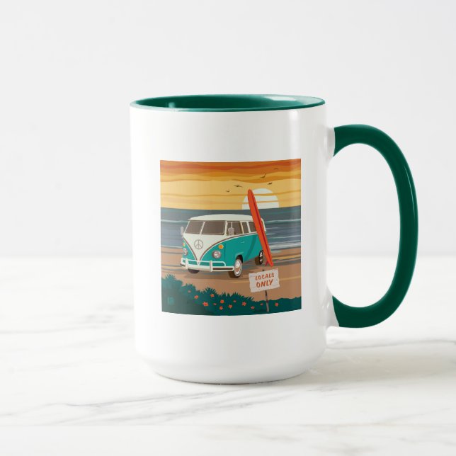 Mug Locaux uniquement | VW Surf Van (Droite)