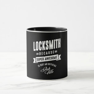 Mug Locksmith Travail Titre du travail Cadeau