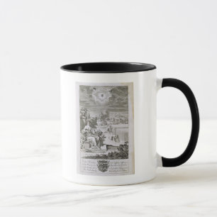 Mug L'oeil de Dieu observe la récolte, l'illustration