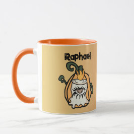 Mug L'oeil Éffrayant d'un Citrouille de Bois rétro
