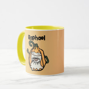 Mug L'oeil Éffrayant d'un Citrouille de Bois rétro