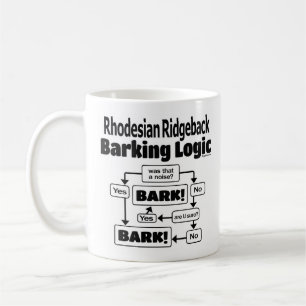 Mug Logique Rhodesian Ridgeback Barking
