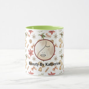 Mug Logo Abstrait moderne femme beauté visage femme