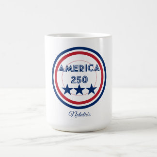 Mug Logo America 250 - Thème patriotique du 4 juillet