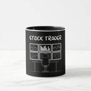 Mug Logo amusant du commerçant stock