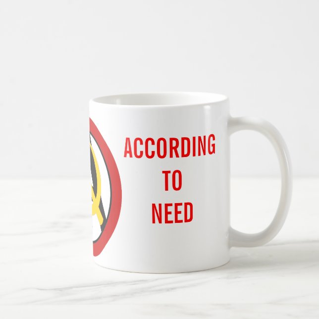 Mug logo Anarcho-communiste (Droite)