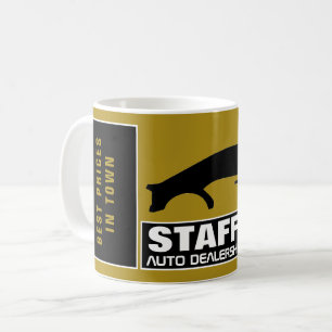 Mug Logo automobile, concessionnaire automobile public