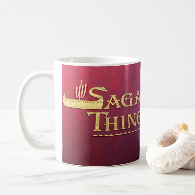 Mug Logo de chose de saga (Avec donut)