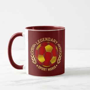 Mug Logo de football personnalisé pour hommes