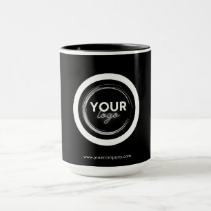 Mug Logo de l'entreprise Entreprise d'affaires Minimal