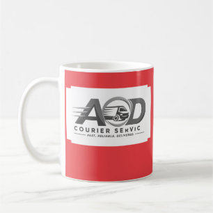 Mug Logo de l'entreprise Rouge