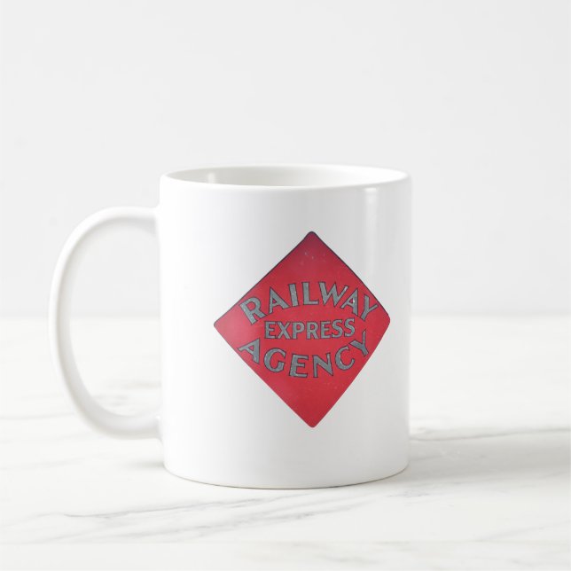 Mug Logo de l'Express ferroviaire Vintage (Gauche)