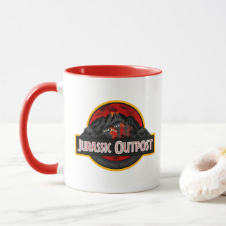 Mug Logo de log d'avant-poste du Jurassique "classique