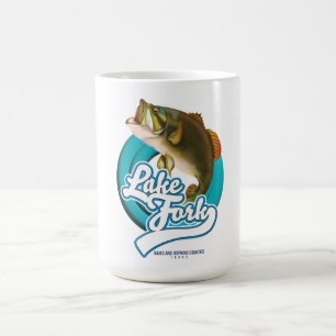Mug logo de pêche Lake Fork Texas.