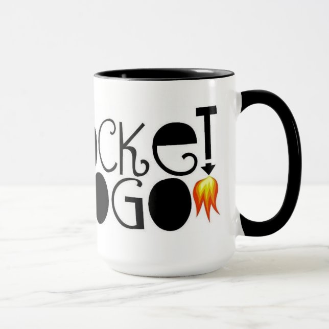 Mug Logo de Rocket Pogo (Droite)
