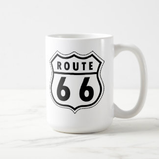 Mug Logo de route de l'itinéraire 66