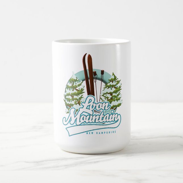 Mug Logo de ski Loon Mountain New Hampshire (Centre)