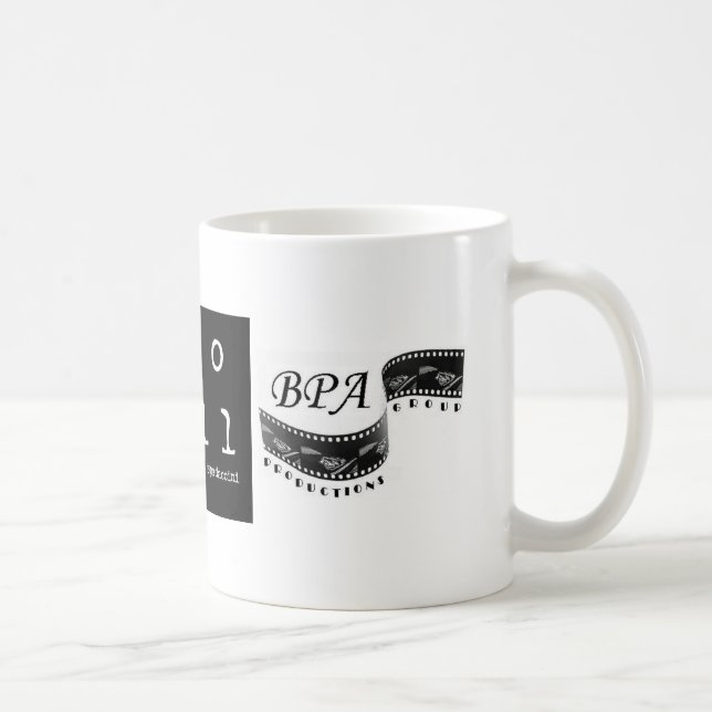 Mug Logo d'Emo avec des logos de Owner Production (Droite)