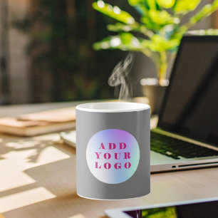 Mug Logo d'entreprise gris