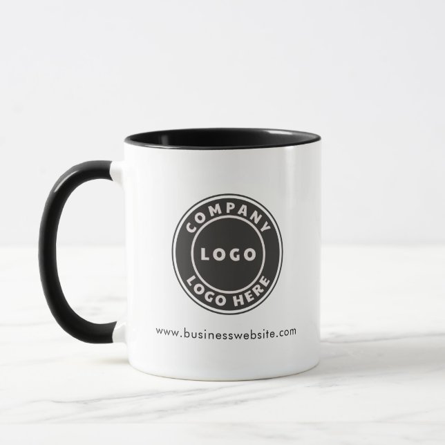 Mug Logo d'entreprise moderne et site Web d'entreprise (Gauche)