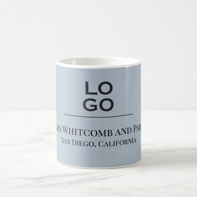 Mug Logo d'entreprise ou d'entreprise personnalisé Dus (Centre)