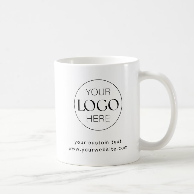 Mug Logo d'entreprise personnalisé (Droite)