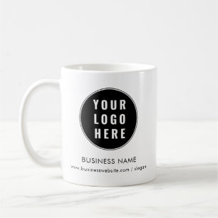Mug Logo d'entreprise personnalisé et site Web d'entre
