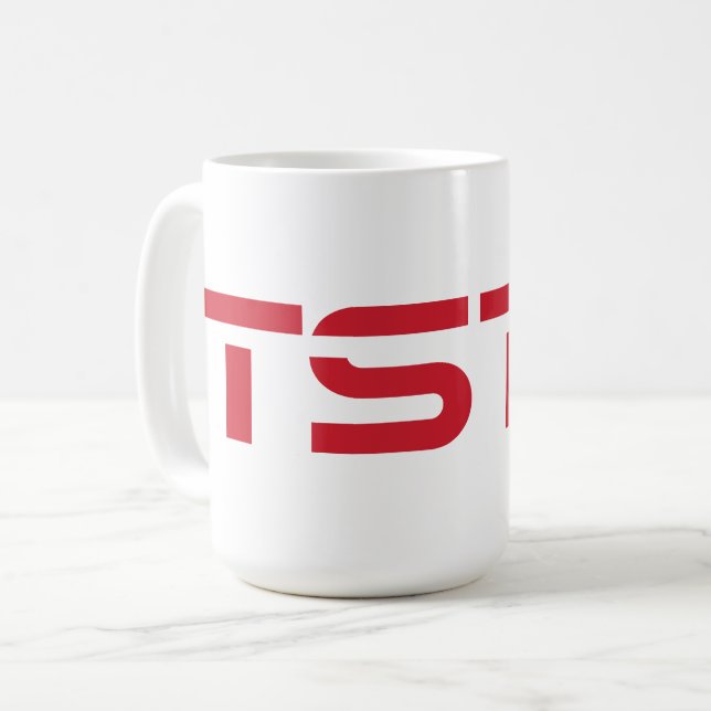 Mug Logo du bloc du TSTC (Devant gauche)