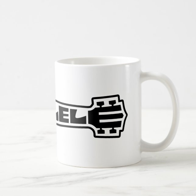 Mug Logo d'ukulélé (Droite)