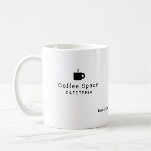 Mug logo marque nom commercial personnalisé