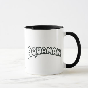 Mug Logo noir Aquaman Grunge 2