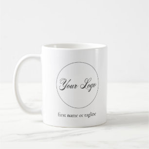 Mug Logo Personnalisé De L'Entreprise Avec Texte Perso
