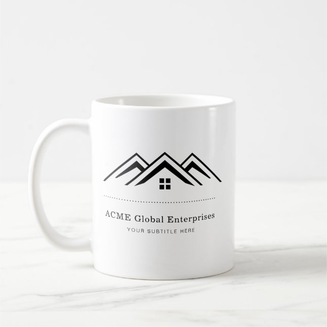 Mug Logo Promotionnel immobilier moderne (Gauche)