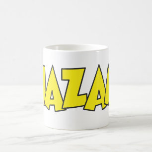 Mug Logo Shazam Jaune