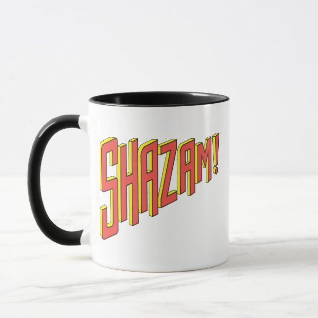 Mug Logo Shazam Rouge/Jaune (Gauche)