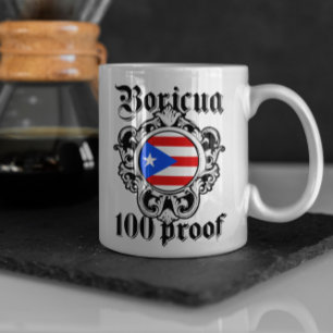 Mug Logo Vintage de Porto Rico Boricua Taino