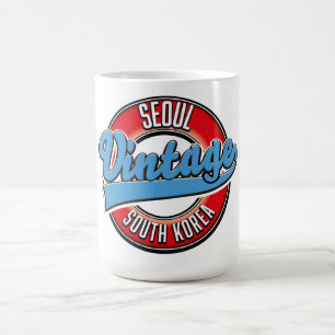 Mug Logo vintage Séoul Corée du Sud