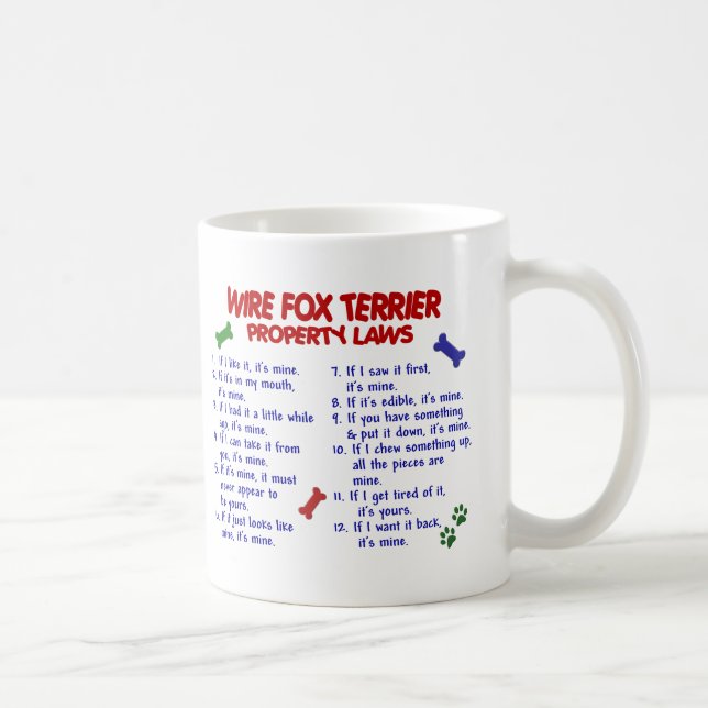 Mug Lois 2 de propriété de TERRIER de RENARD de FIL (Droite)